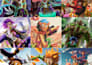 create stylized character game splash art